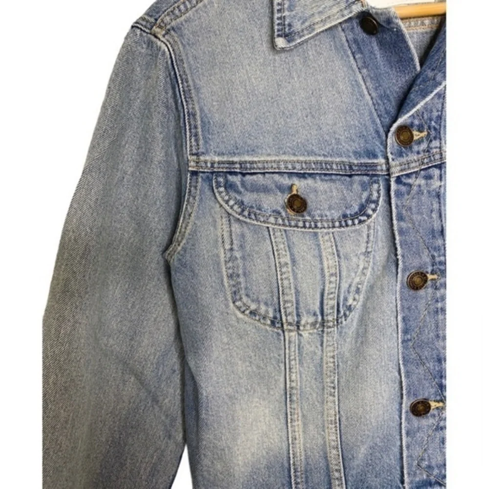 Re/Done 70s Rodeo Retro Denim Jacket Light Worn 9 NWT Vintage Vibe - Picture 7 of 16